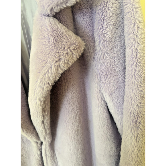 Buddy Love Purple Faux Fur Coat - Picture 3 of 5